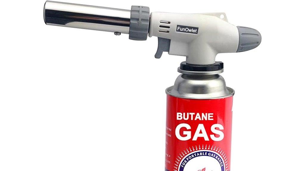 adjustable flame culinary torch