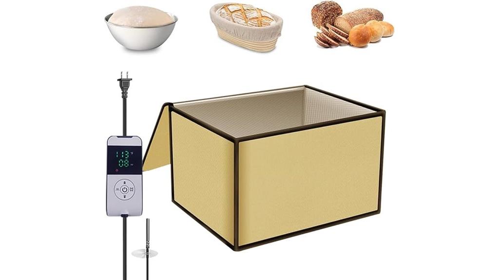 adjustable temperature dough proofer