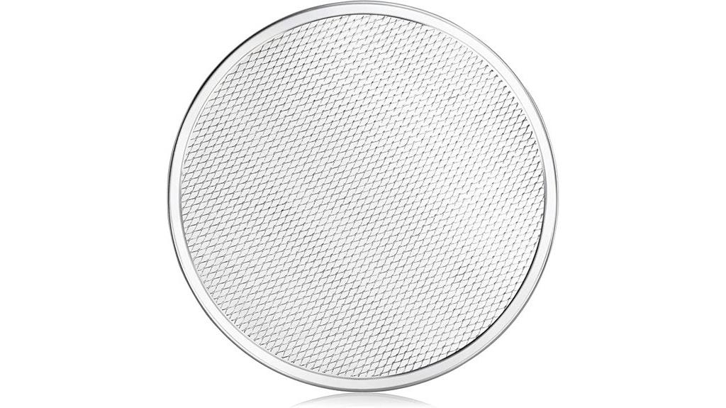 aluminum pizza baking screens