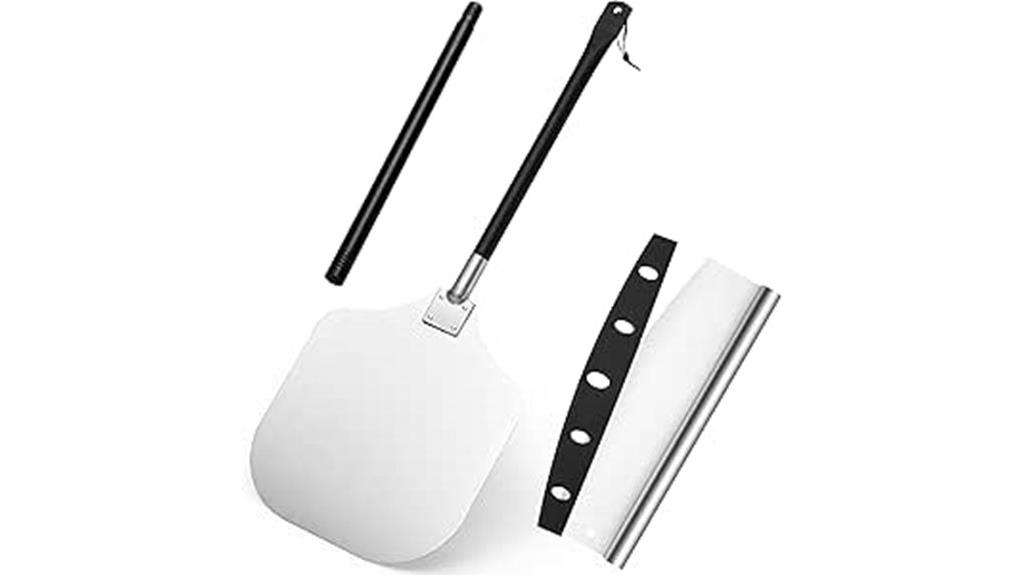 aluminum pizza peel set