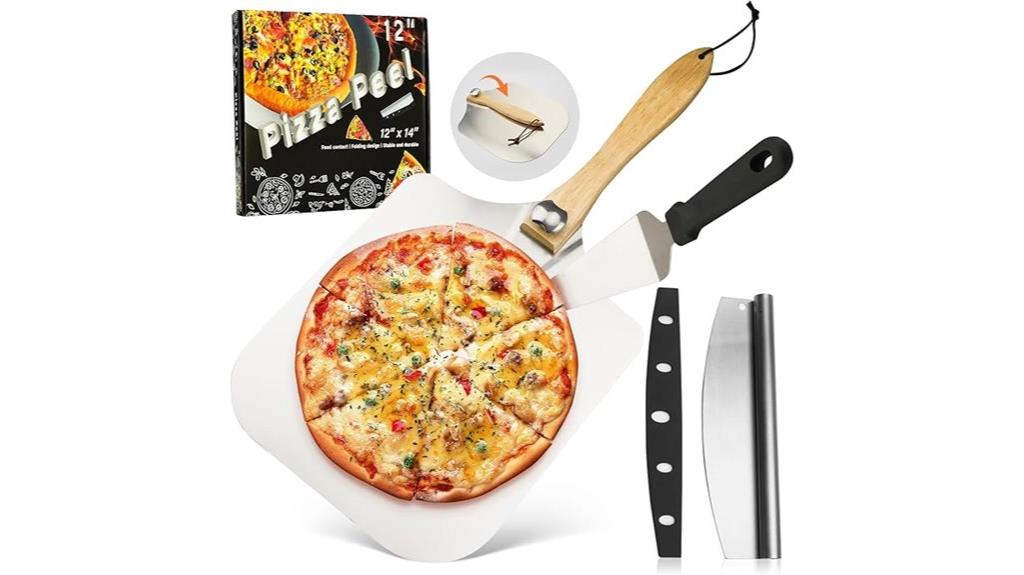 aluminum pizza spatula set
