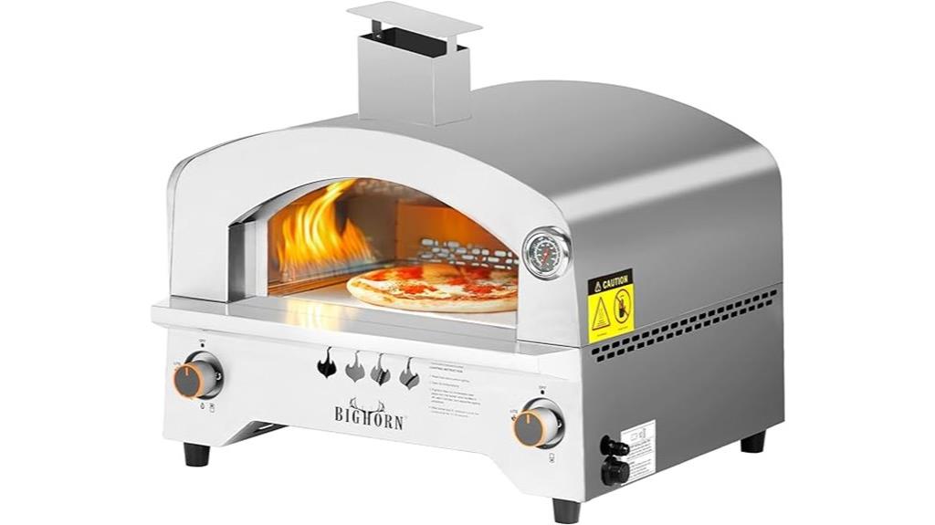 big horn gas pizza oven