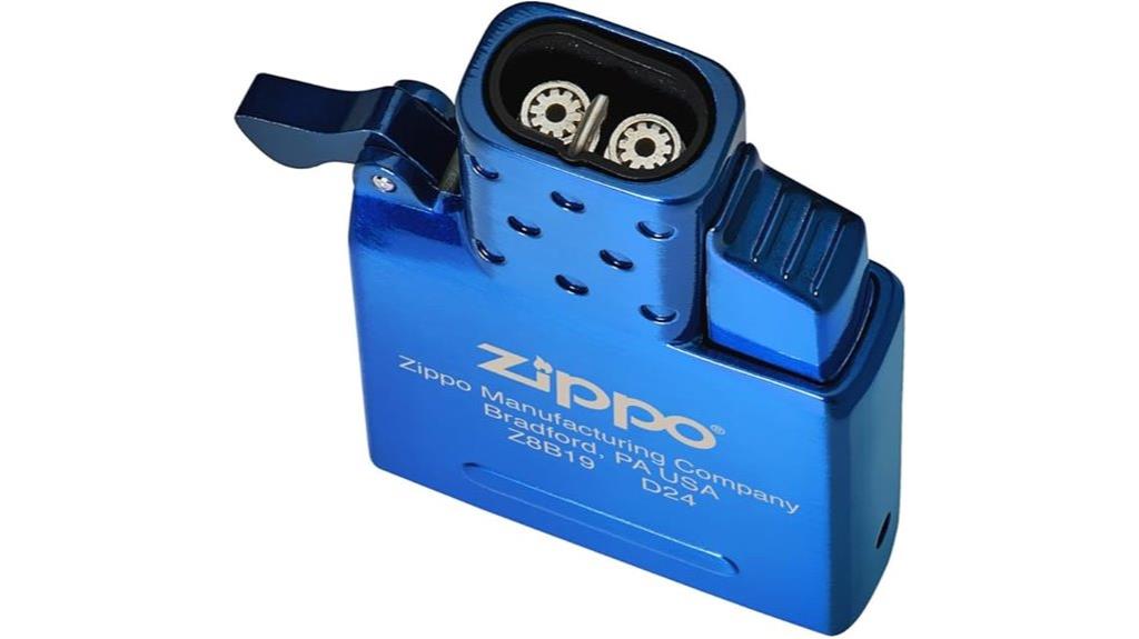 blue double torch lighter