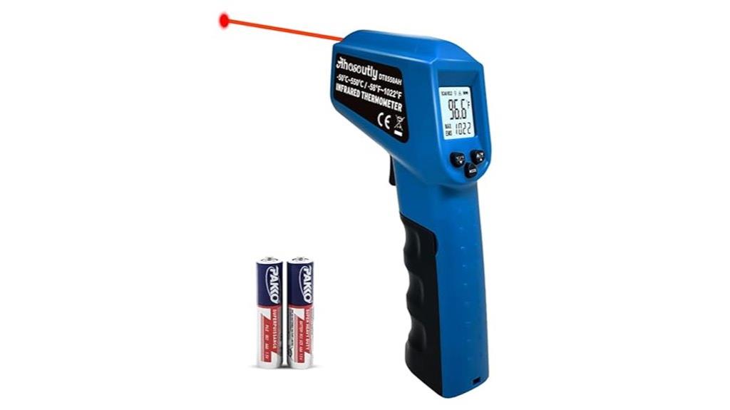 blue infrared temperature gun