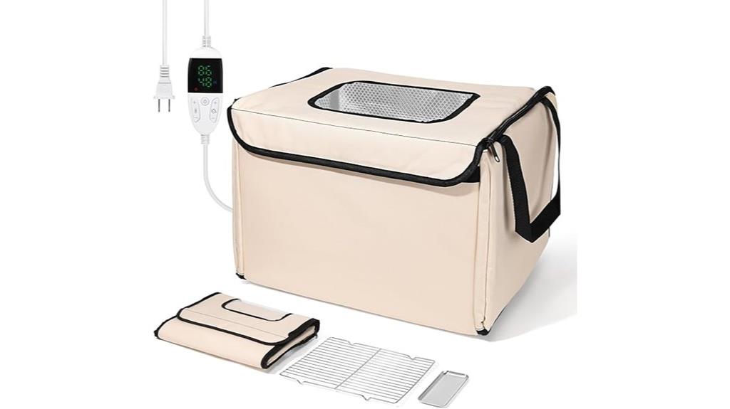 bread fermentation temperature container