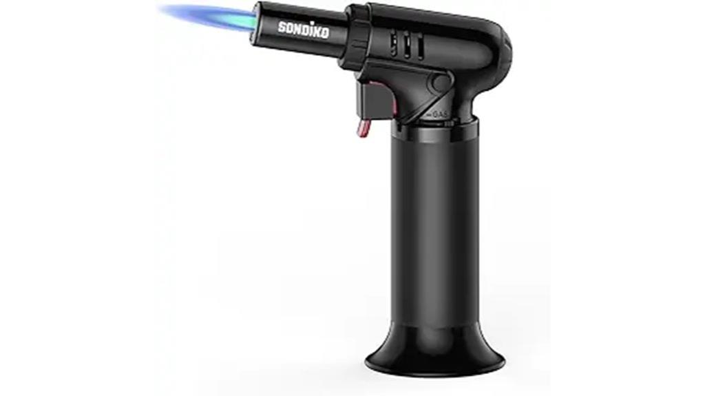 butane torch with gauge