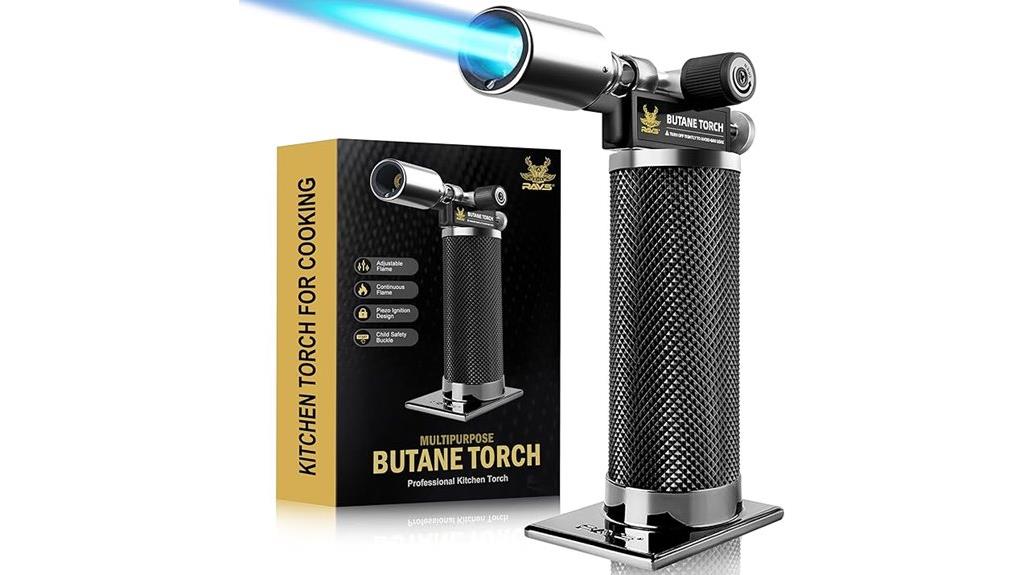 butane torch with safety