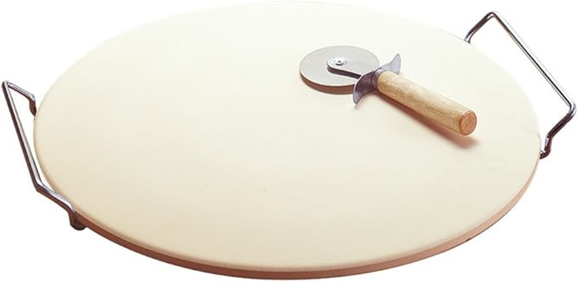 ceramic pizza stone rack
