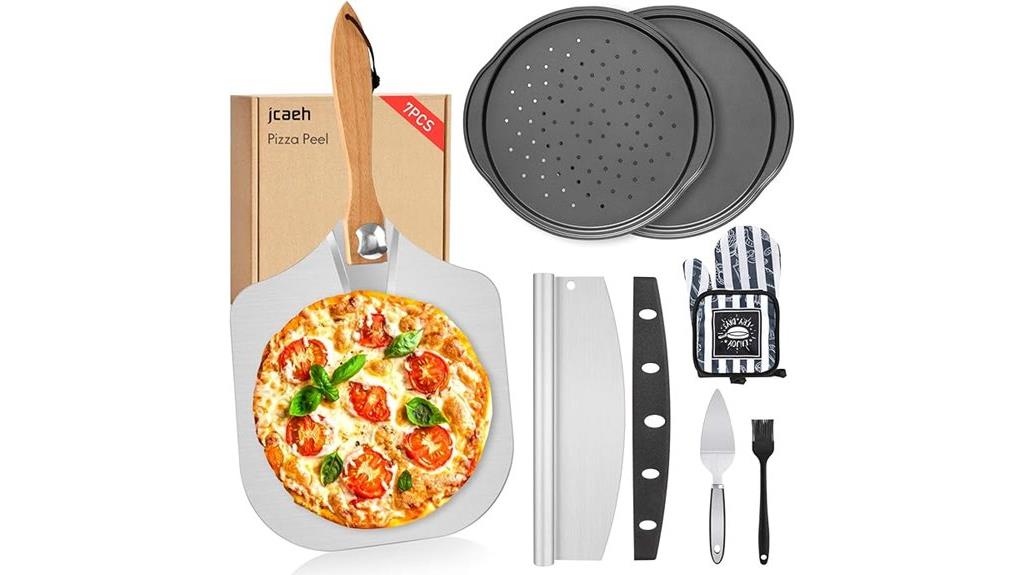 complete pizza baking set