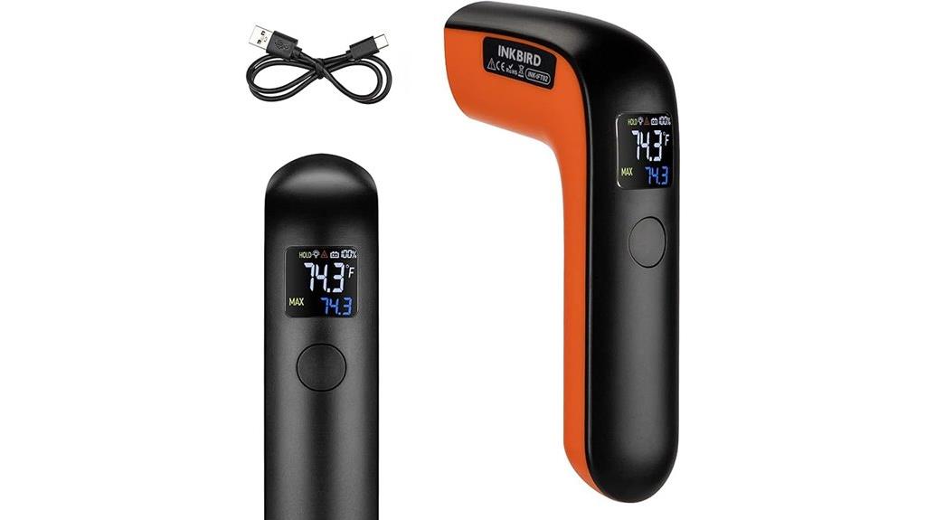 digital cooking temperature gun