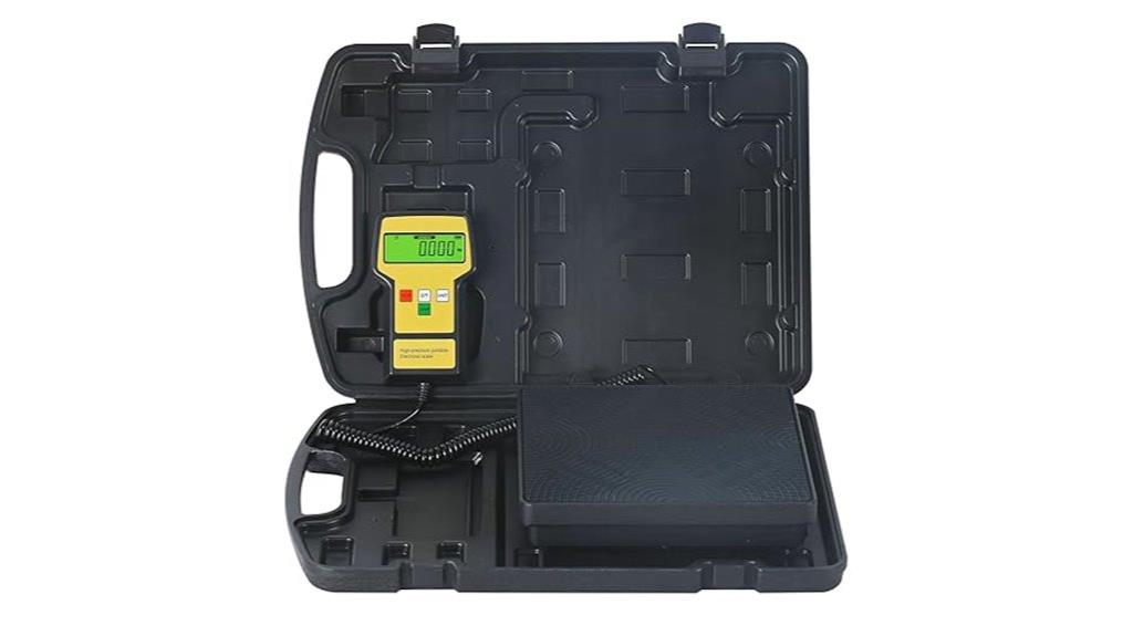 digital refrigerant charging scale