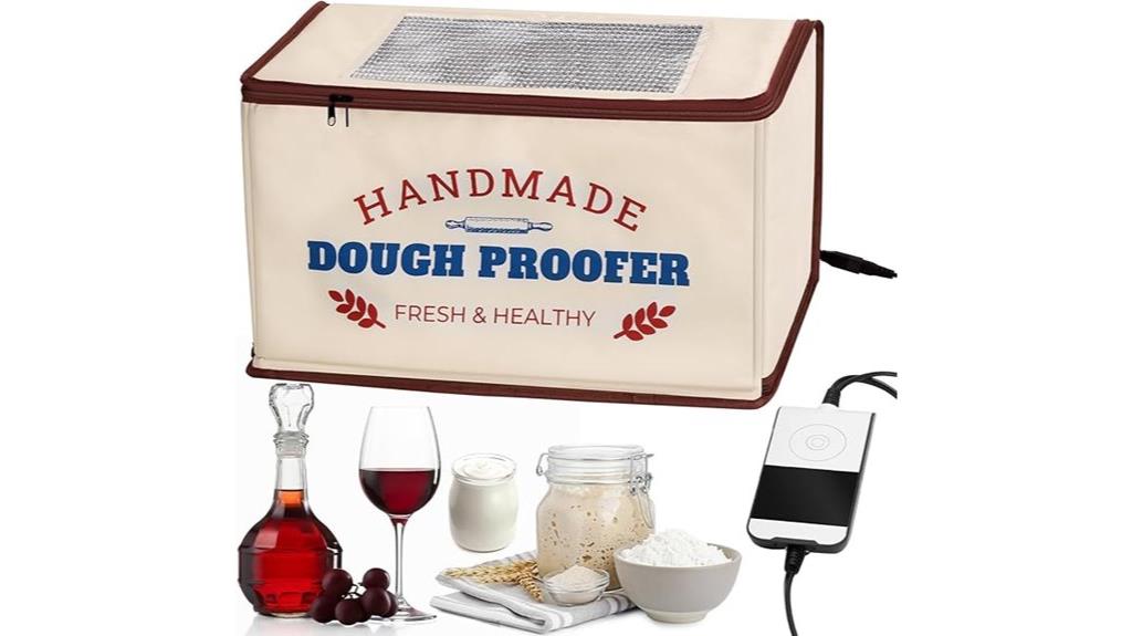 dough proofer with temperature control