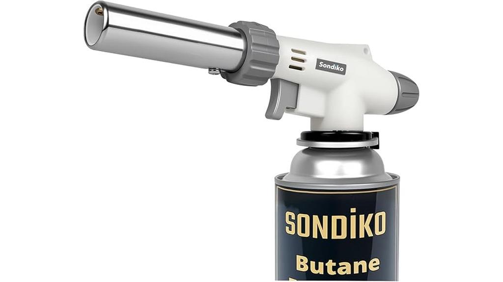 dual flame butane torch