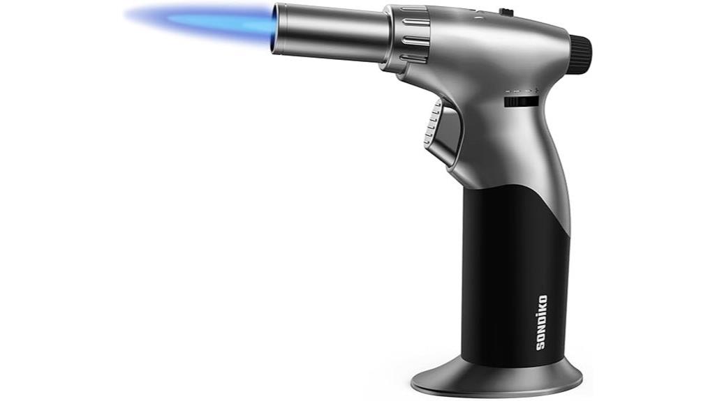 dual style flame butane torch