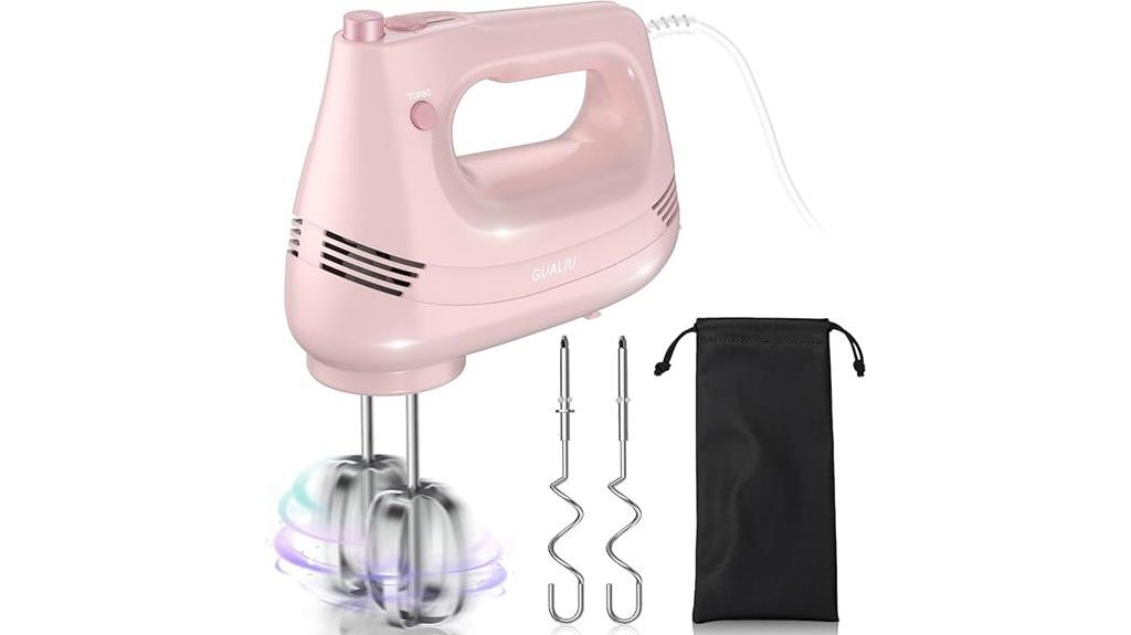 electric mixer with accessories