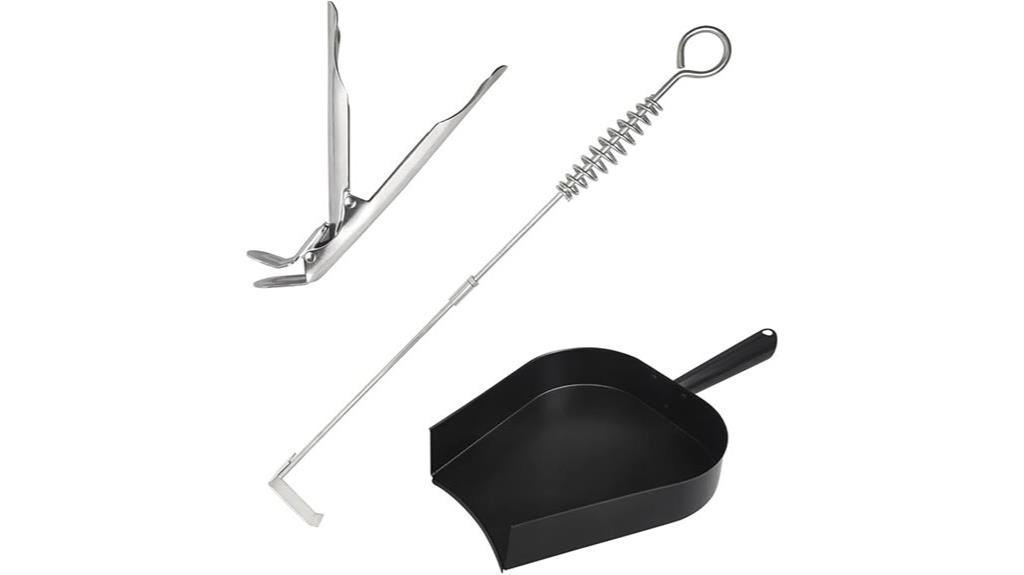 grill ash removal tool