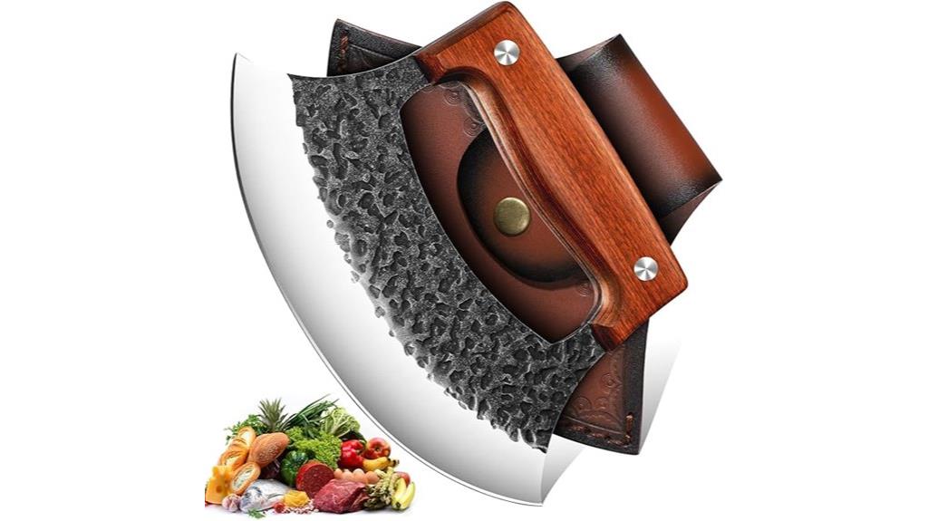 hand forged ulu knife set