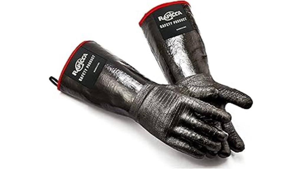 heat resistant barbecue gloves