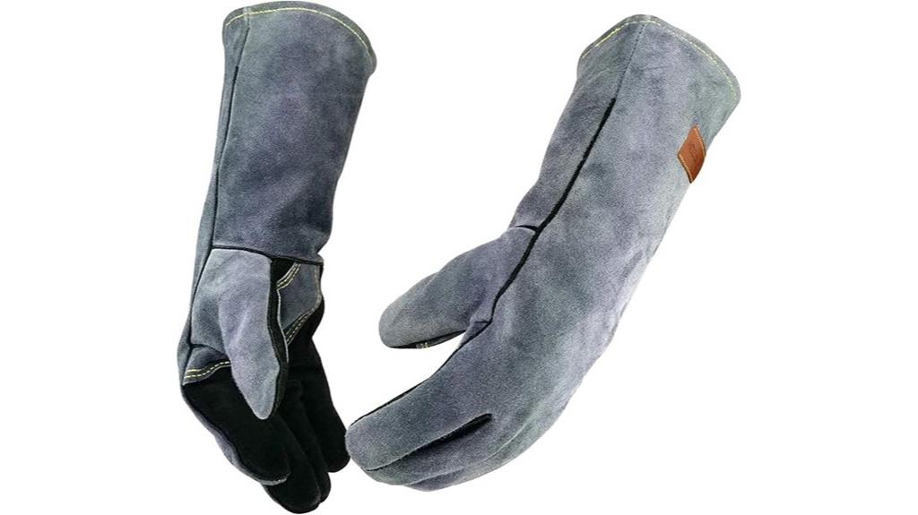 heavy duty leather welding gloves