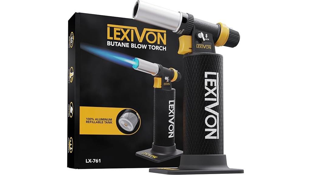 heavy duty refillable butane torch