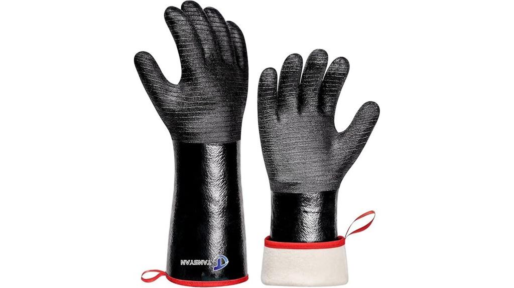 high temperature grill gloves