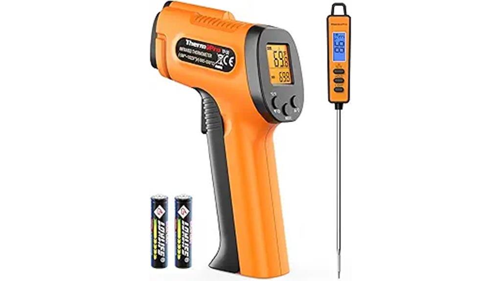 infrared laser pointer thermometer