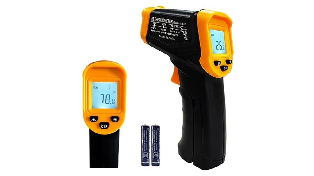 infrared laser temperature gun