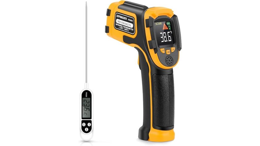 infrared laser temperature gun