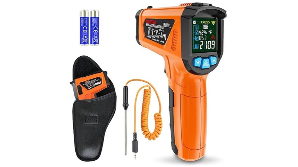 infrared thermometer gun display