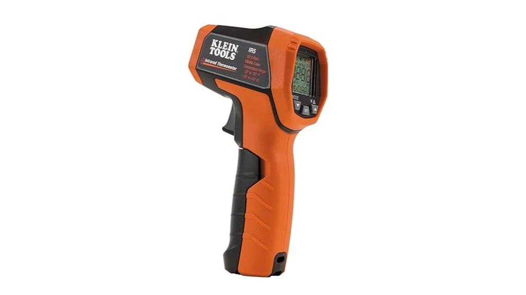 infrared thermometer with lasers