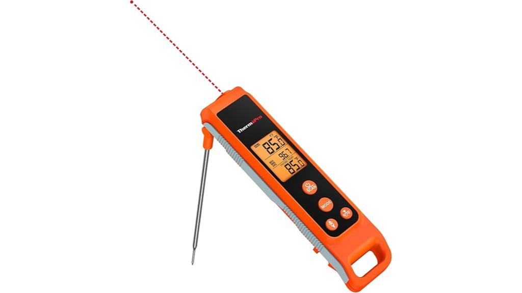 instant dual thermometer device