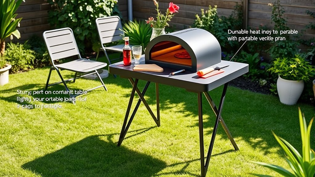 key factors for lightweight pizza tables