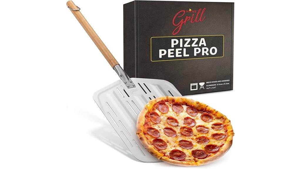 large non stick pizza paddle