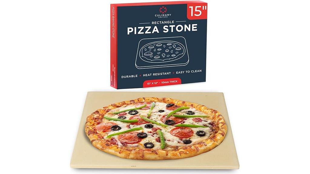 large oven and grill pizza stone