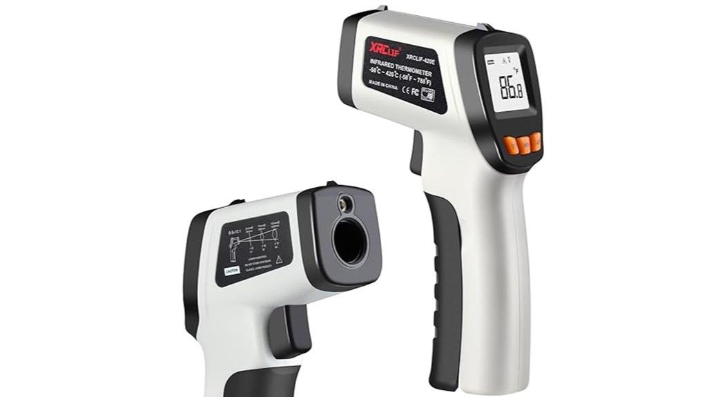 laser infrared temperature gun