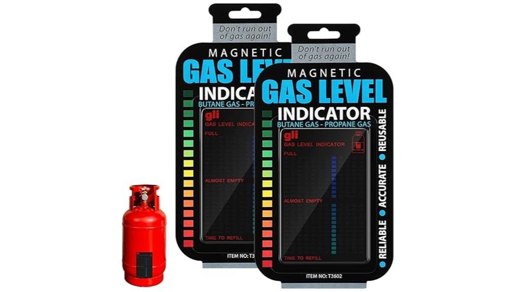 magnetic propane gas indicators