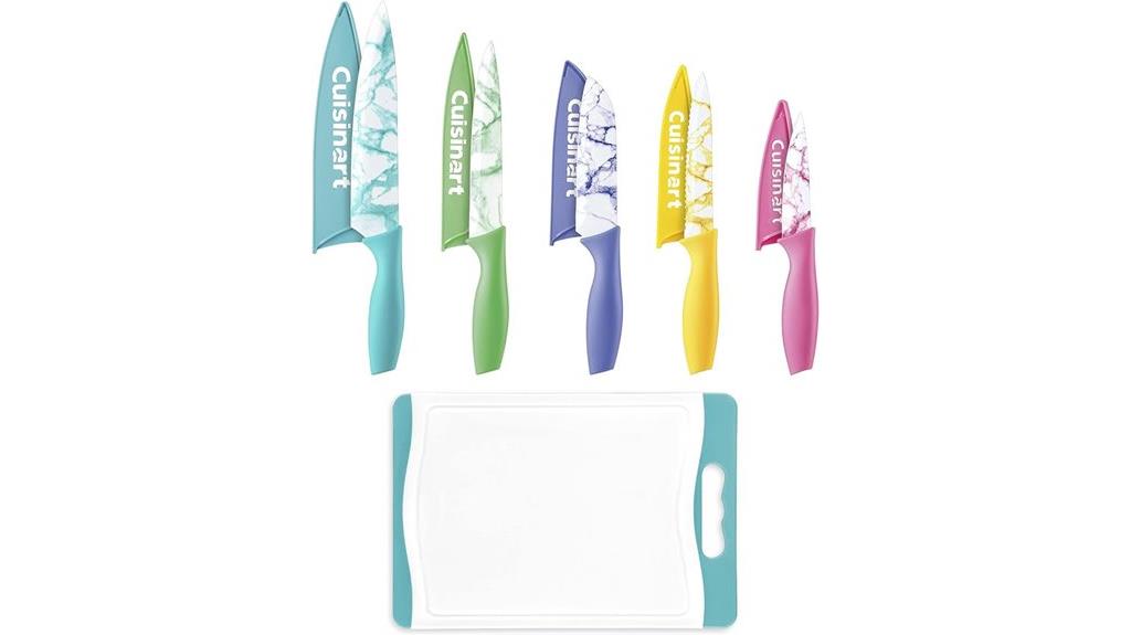marble knife cutting set