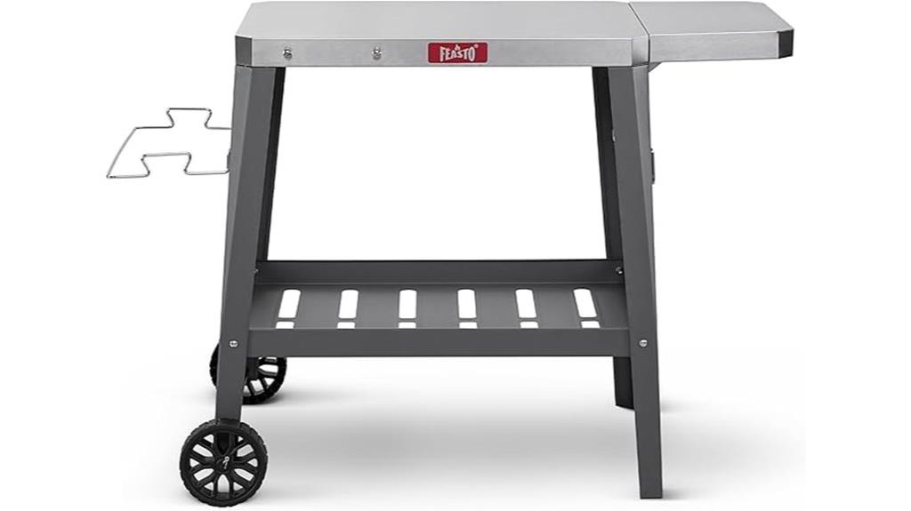 mobile outdoor pizza grill