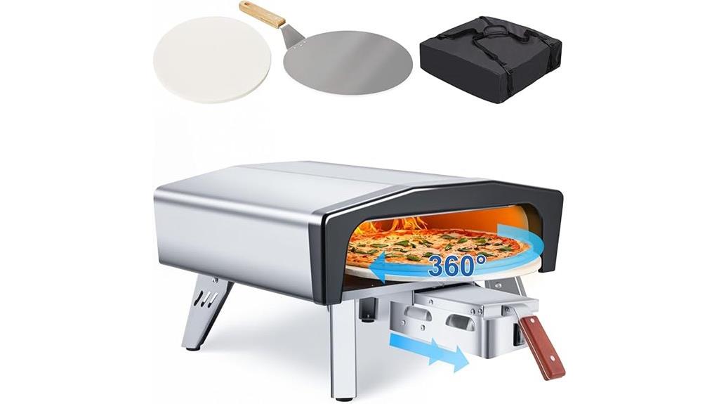 outdoor gas pizza oven