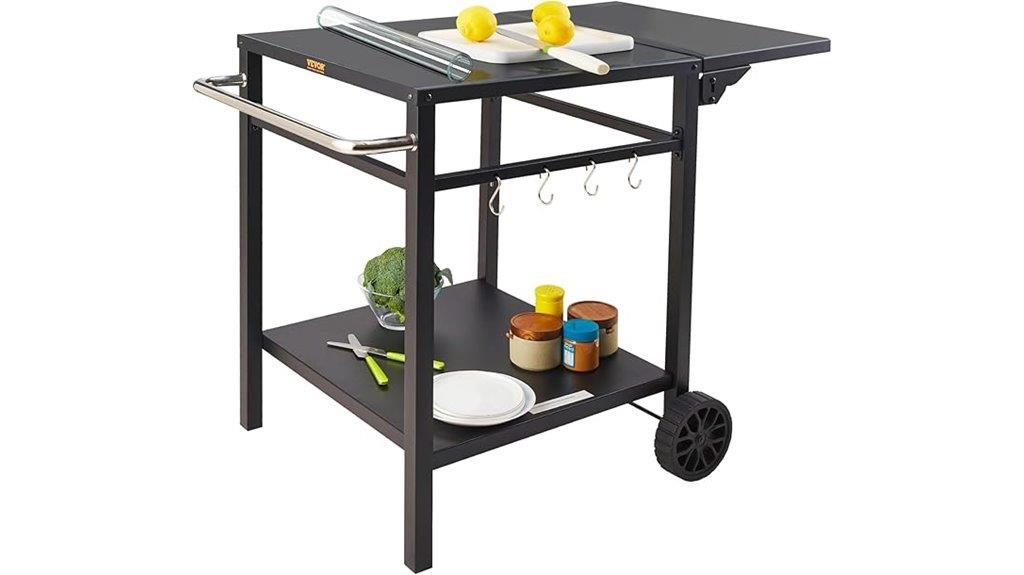 outdoor grill cart