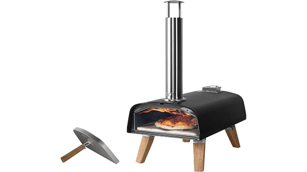 outdoor pellet pizza oven
