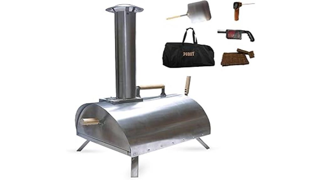 outdoor pellet pizza oven