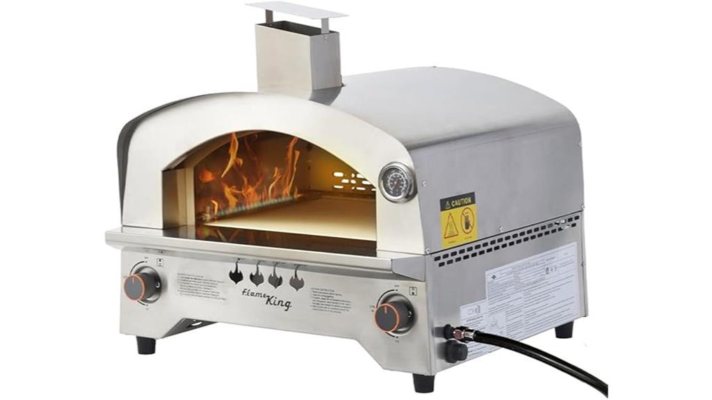outdoor propane pizza oven