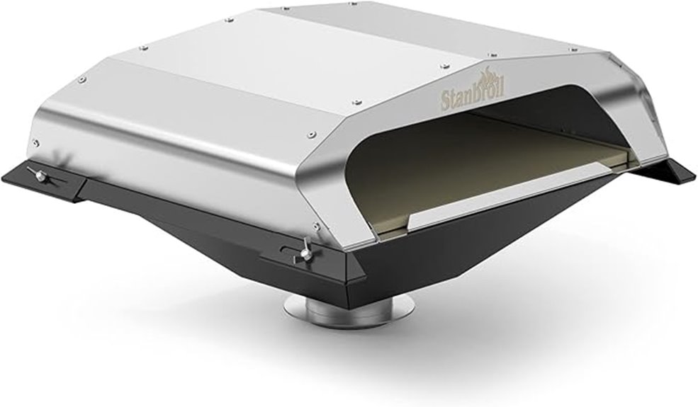 pellet grill pizza oven