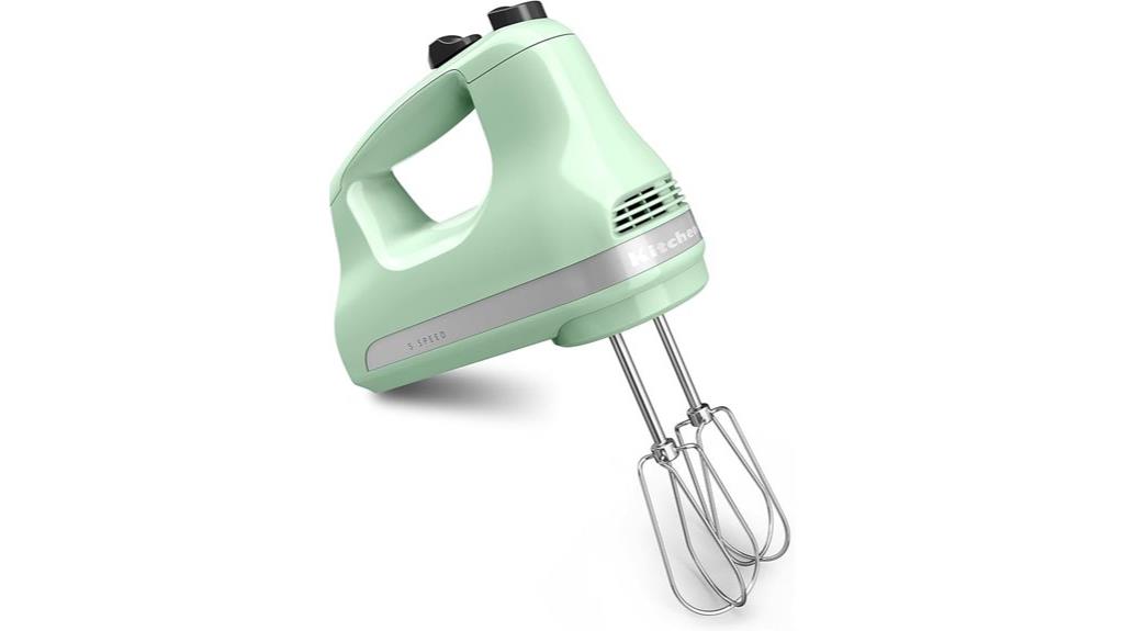 pistachio kitchenaid hand mixer