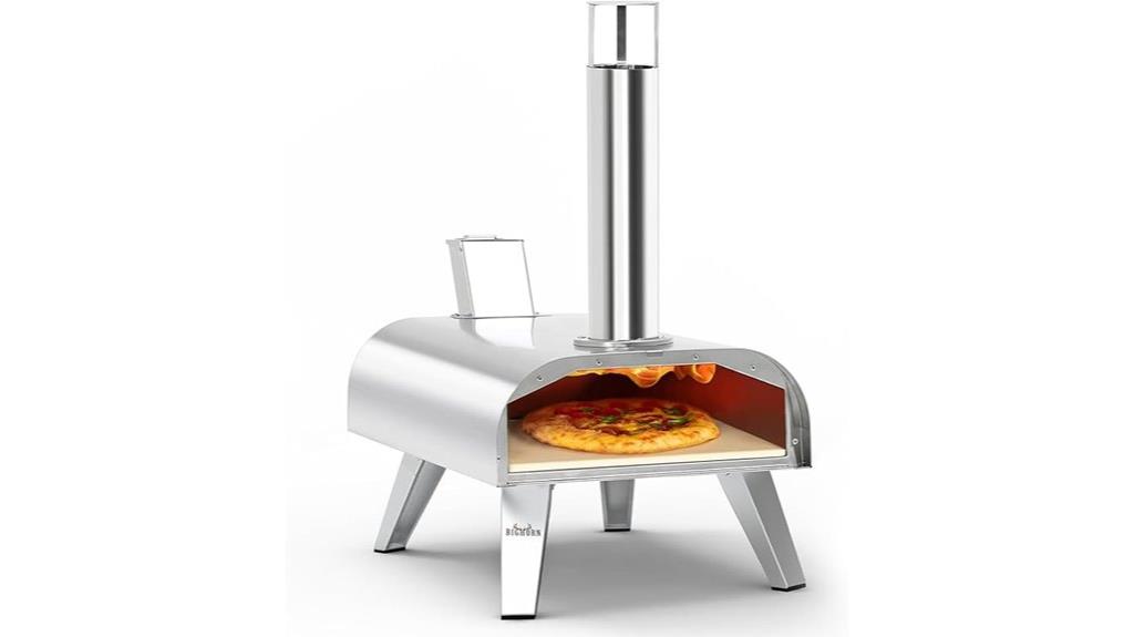 portable 12 inch pellet oven