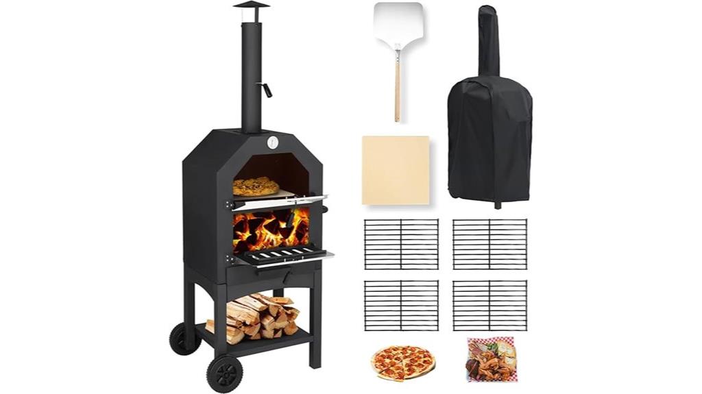 portable backyard pizza oven