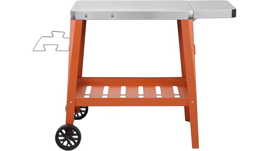 portable grill cart
