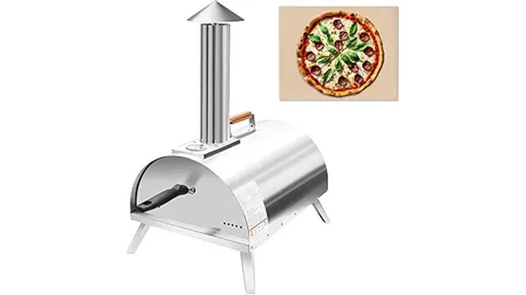 portable pellet pizza oven