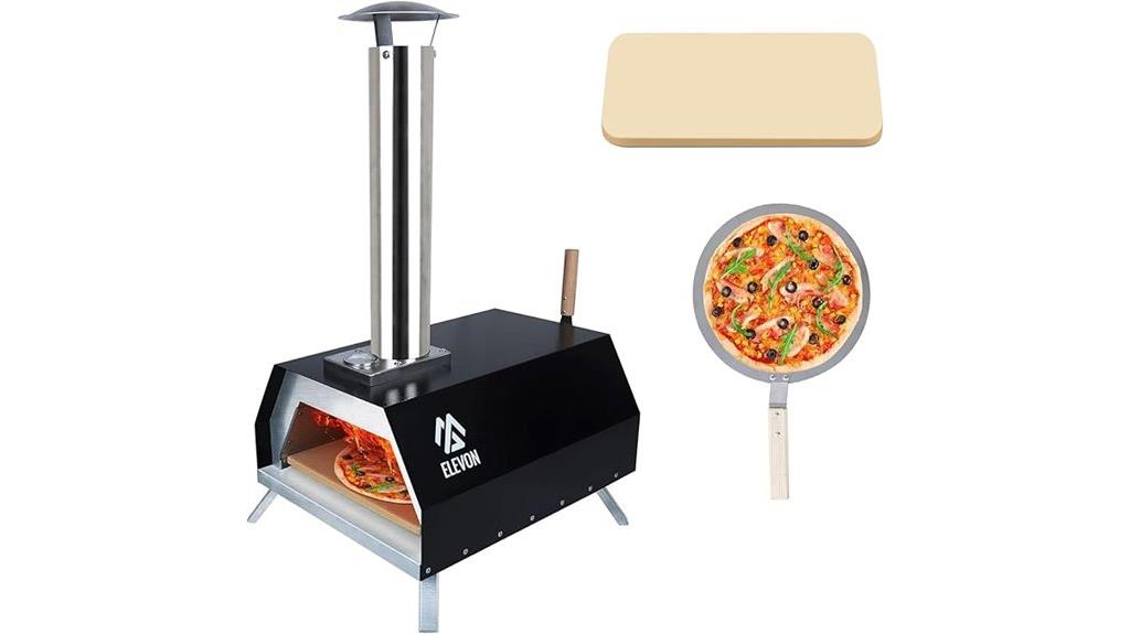 portable stainless steel outdoor pizza oven